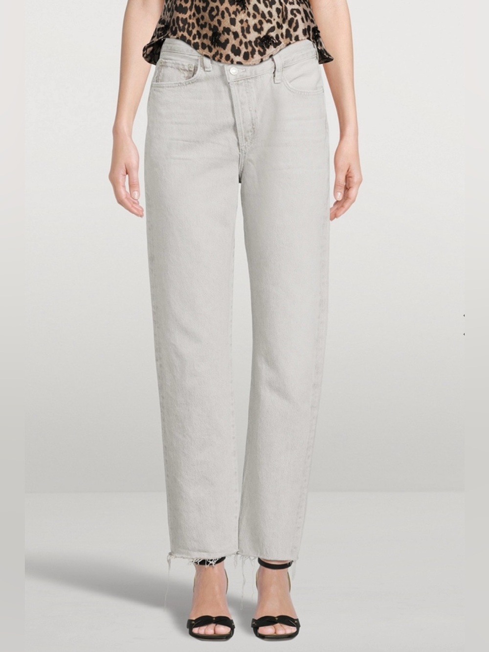AGOLDE ($298) Criss-Cross Straight-Leg Jeans - Picture 3 of 10